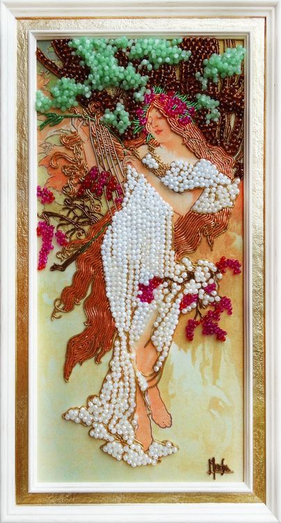 Набор вышивки хрустальными камнями «Весна» — картинка 2