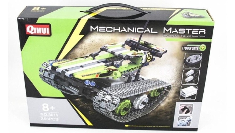 Конструктор QIHUI с мотором и радиоуправлением «Трюковой внедорожник», 353 детали — картинка 3
