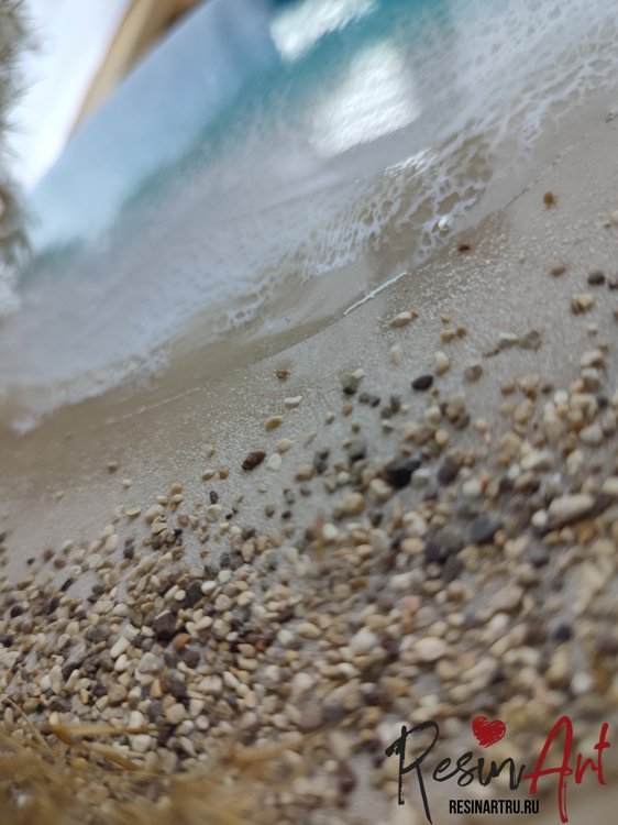 Галечный пляж - Набор для рисования эпоксидной смолой (Море) — картинка 7