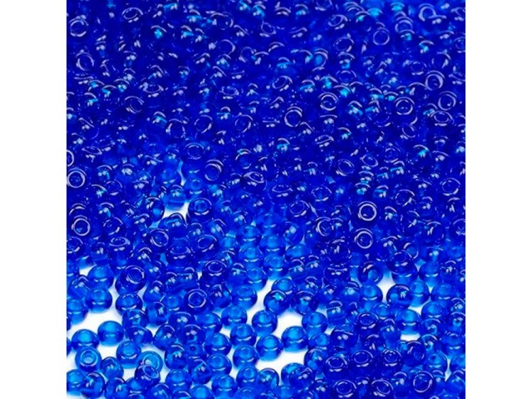 Бисер Чехия круглый 311-19001 2,7 мм 09/0, 50 г, цвет: 60300 синий
