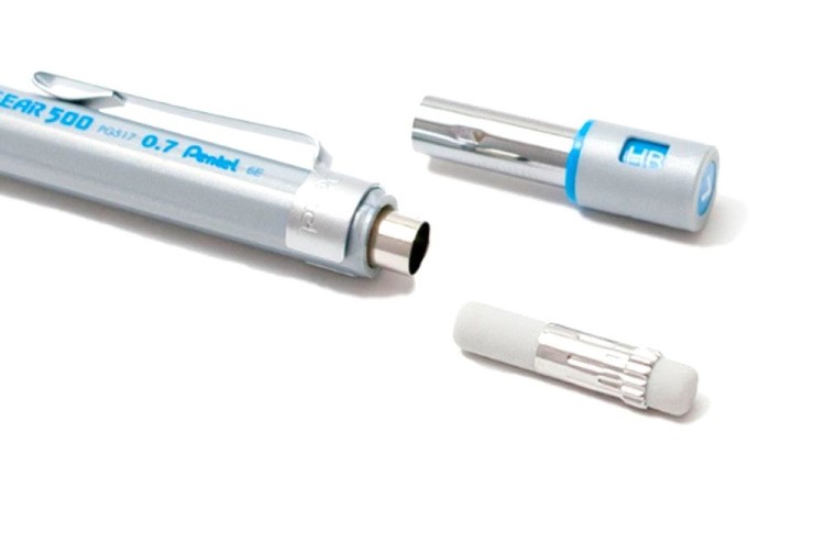 Карандаш автоматический профессиональный Graphgear 500, 0,7 мм, Pentel — картинка 4