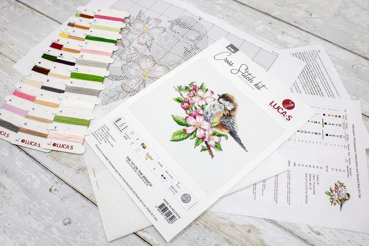 Набор для вышивания «Синица на ветке» — картинка 3