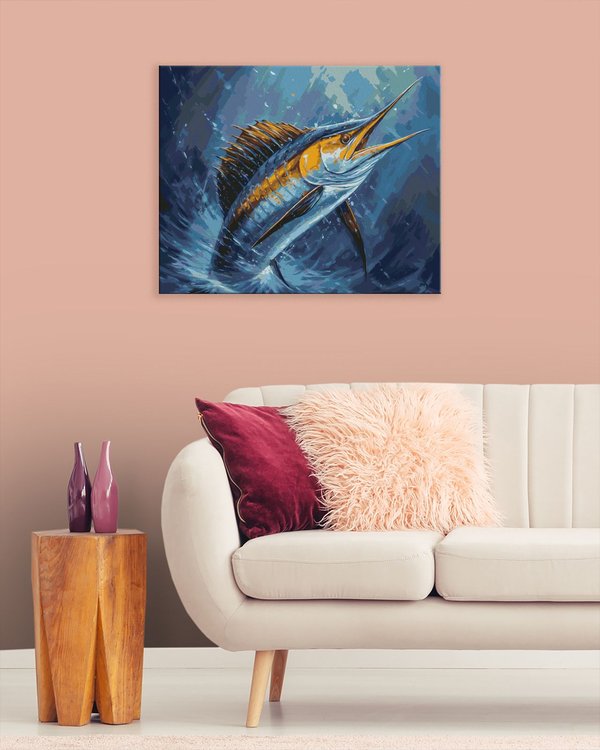 Картина по номерам «Марлин» — картинка 3