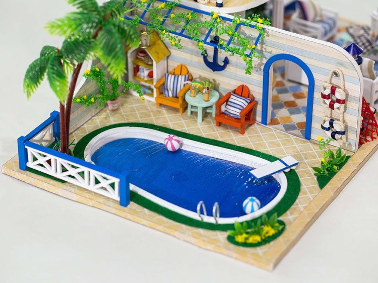 Набор для создания миниатюры (румбокс) «Вилла» — картинка 6