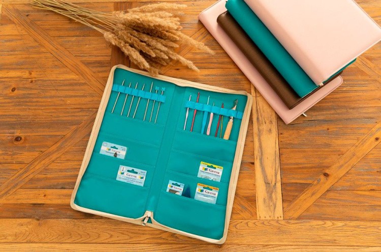 Органайзер для рукоделия «Бирюза», кожзаменитель, 43 см, Gamma — картинка 3