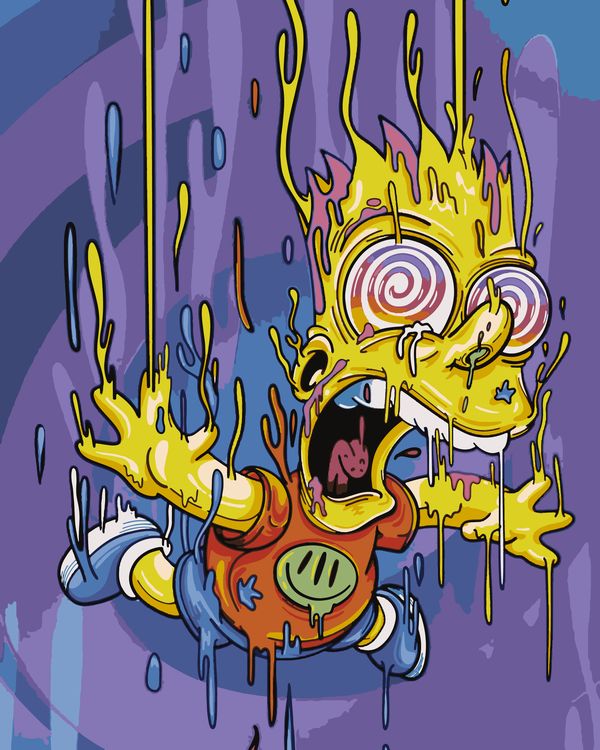 Картина по номерам «Simpsons Симпсоны: Барт»