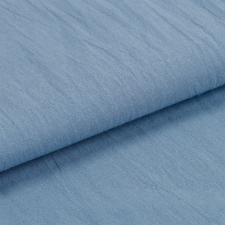 Ткань Хлопок крэш, 1 м х 150 см, 90 г/м², цвет: синий, TBY — картинка 3