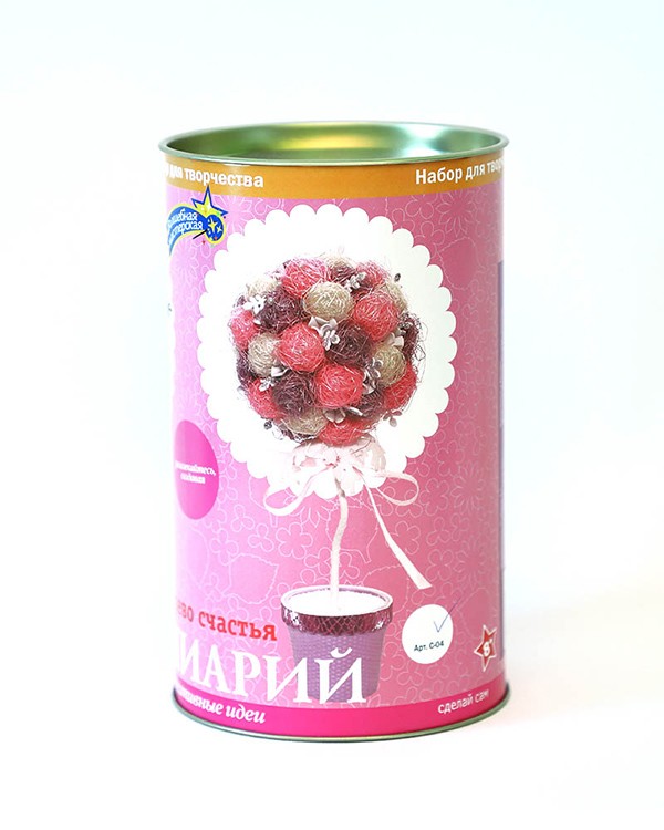 Набор для создания топиария «Розовое чудо» — картинка 3