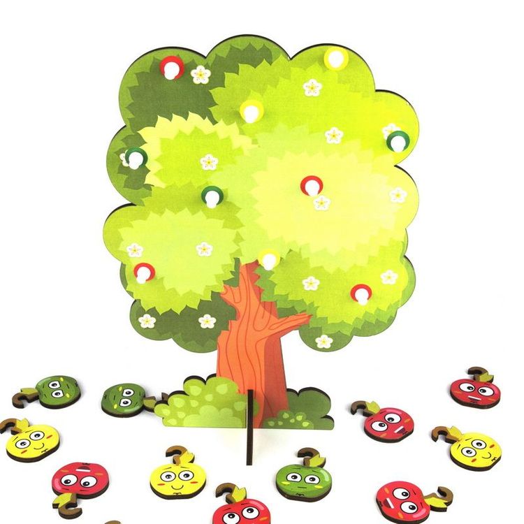 Сортер-дерево «Яблонька» — картинка 2