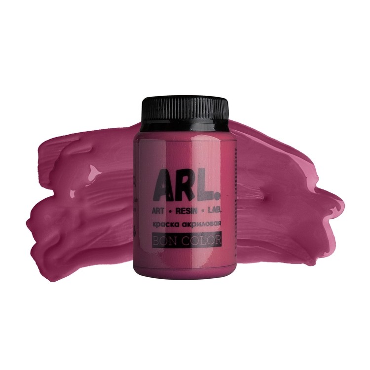 Краска акриловая ARL BON COLOR Черничный 100 мл, Art Resin LAB