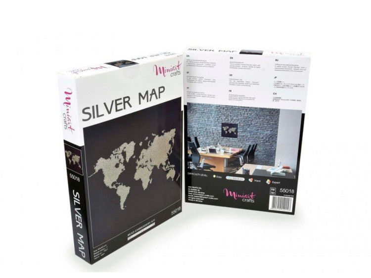 Набор вышивки бисером «Серебряная Карта» — картинка 4