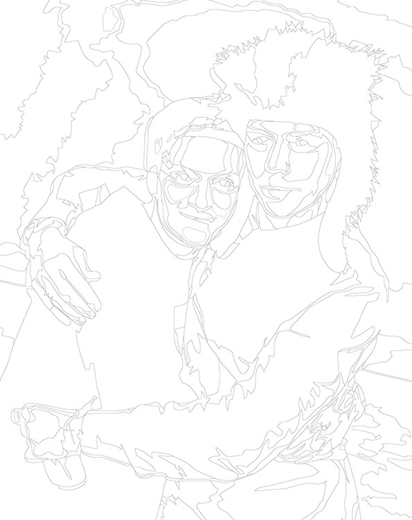 Картина по номерам «Твич стримеры Хазяева: Бустер и Frame» — картинка 3