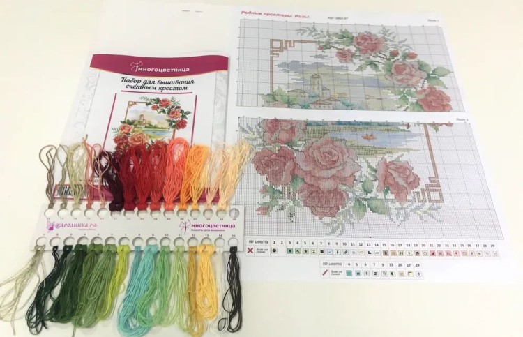 Набор для вышивания «Родные просторы. Розы» — картинка 6