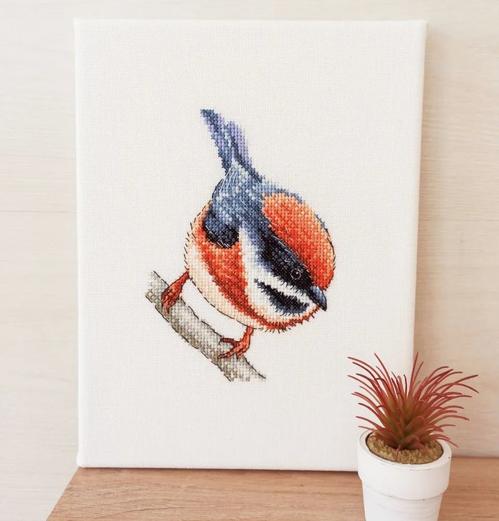 Набор для вышивания «Рыжеголовая синица» — картинка 4