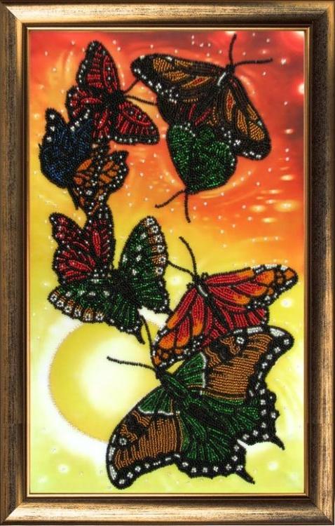 Набор для вышивания бисером «Вальс бабочек»