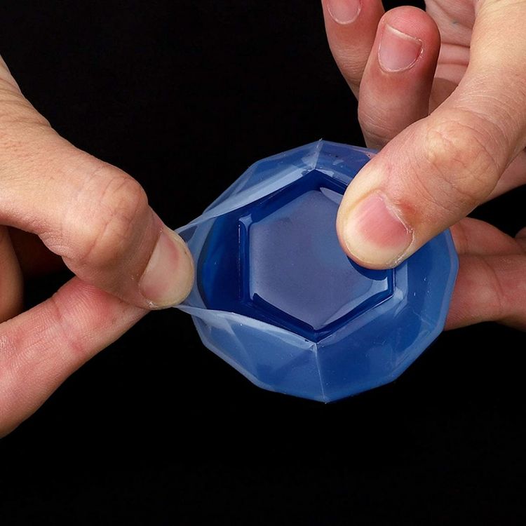 Силиконовый молд Epoxy Master ножки кристаллы 2 см, 4 шт — картинка 7