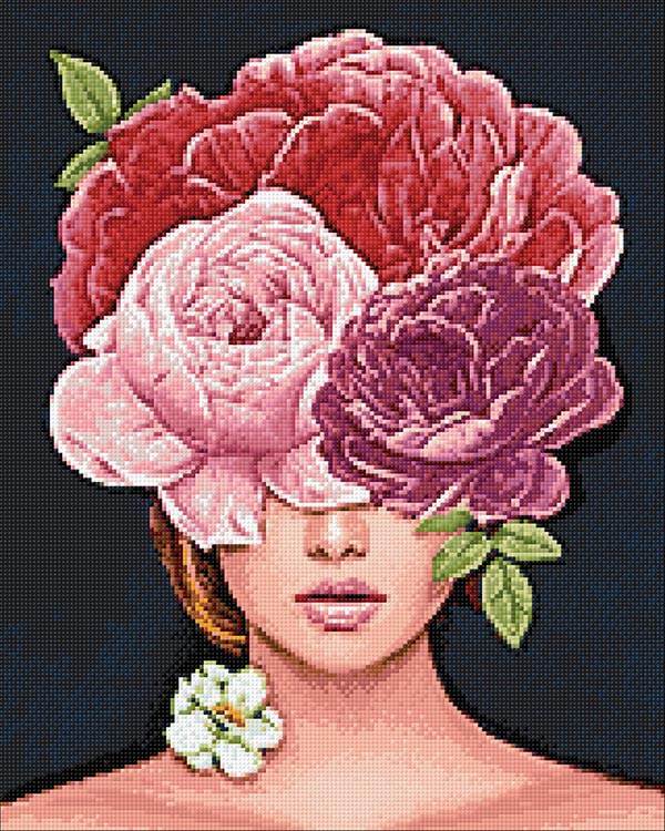 Алмазная вышивка «Цветочная гармония» — картинка 2