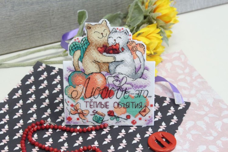 Набор для вышивания «Открытка. Валентинка» — картинка 3