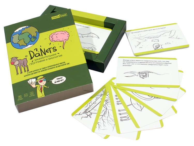 Настольная игра «DaNetS. Занимательная география и биология» — картинка 4
