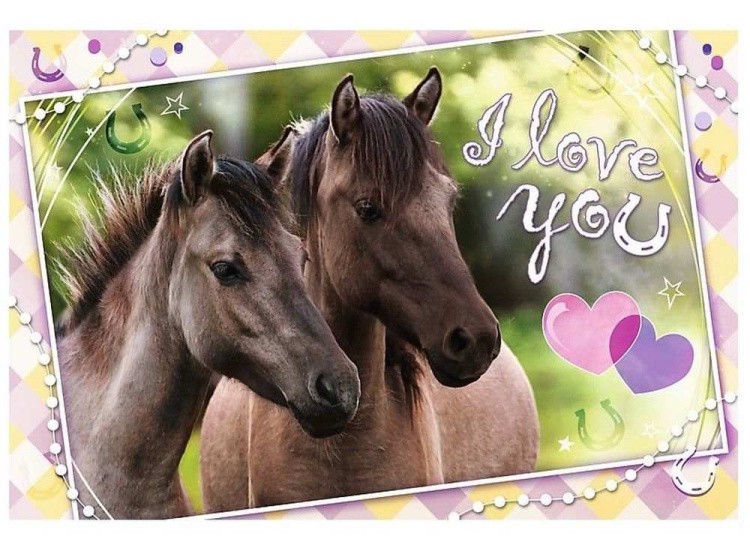 Пазлы «Любим лошадей»