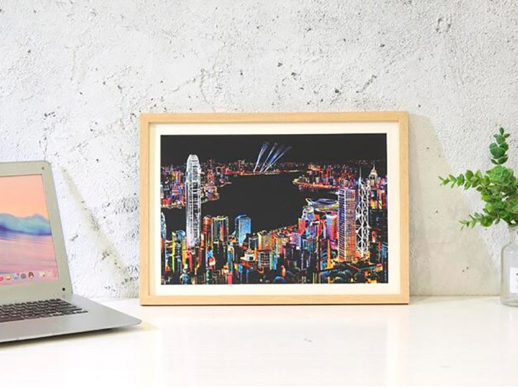 Скретч-картина «Victoria Harbour» (цветная) — картинка 5