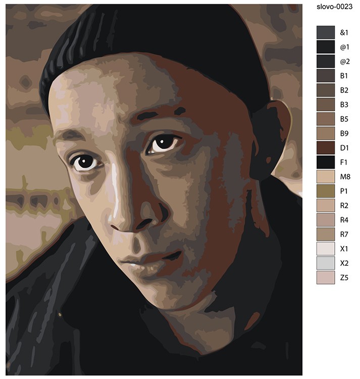 Картина по номерам «Слово пацана Кровь на асфальте: Зима» — картинка 2