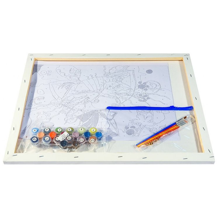 Картина по номерам «Полосатый разбойник» — картинка 3