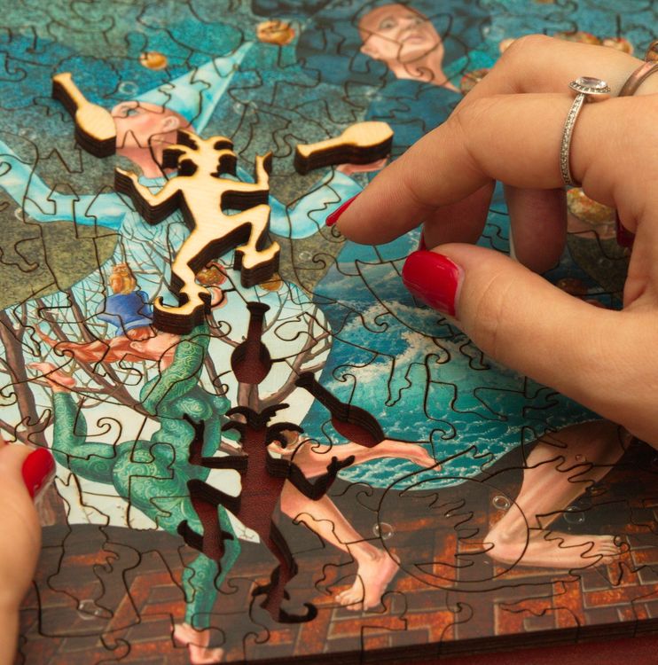 Деревянные пазлы DAVICI «Жонглеры» — картинка 10