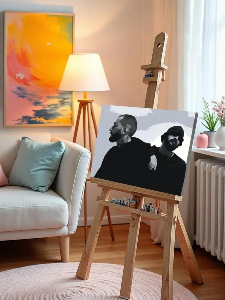 Картина по номерам «Miyagi & Andy Panda» — картинка 9