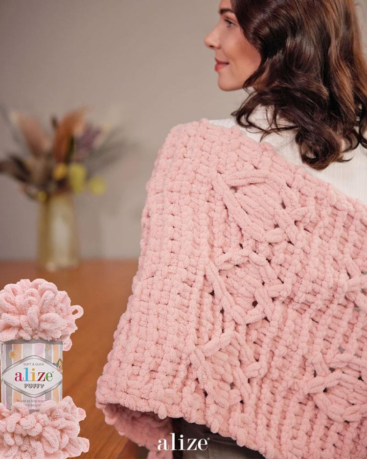 Пряжа ALIZE Puffy (262), беж, 5 шт. по 100 г — картинка 10