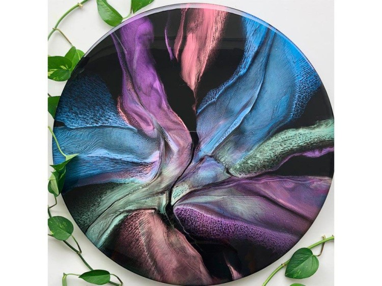 Пигмент минеральный фиолетовый (Violet) 10 мл, CraftPigments Pearl — картинка 5