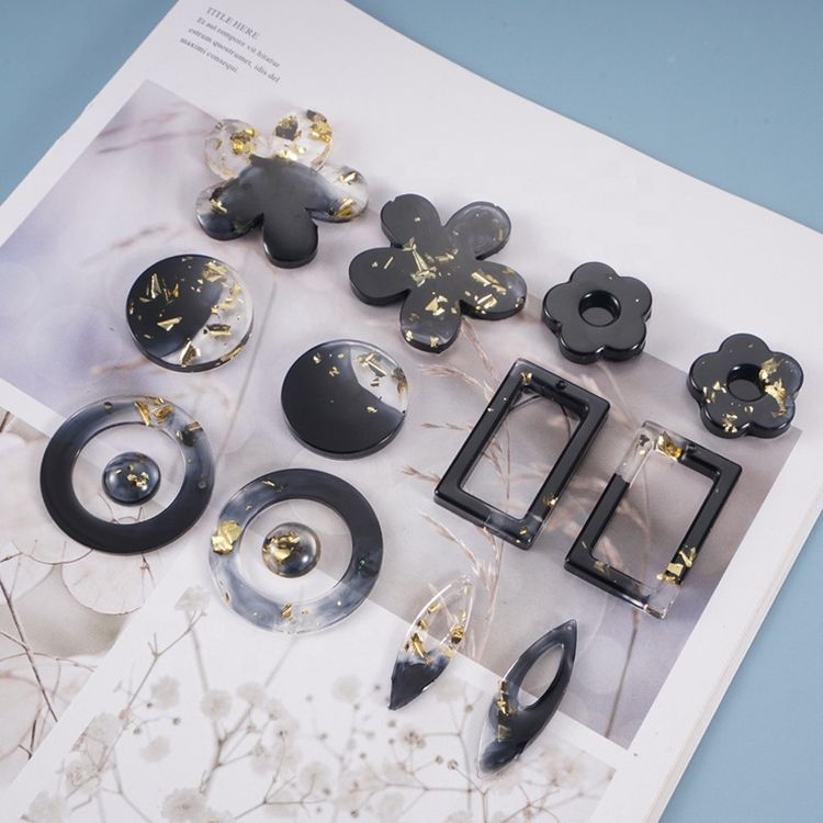 Силиконовый молд Epoxy Master для сережек и кулонов, 20х13 см — картинка 3