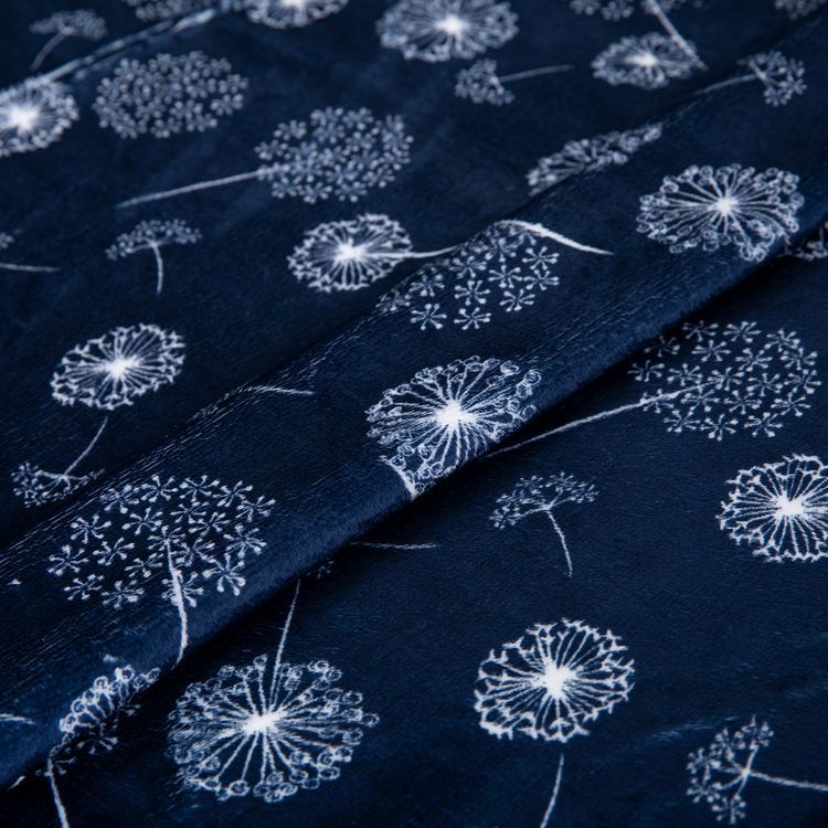 Плюш SS RAINBOW MAGIC CUDDLE, 1 м х 150 см, 370 г/м2, 100% полиэстер, цвет: WHISH NAVY принт, Peppy — картинка 2