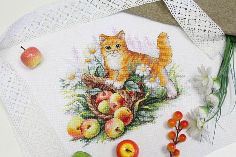 Набор для вышивания «Рыжий садовод» — картинка 3