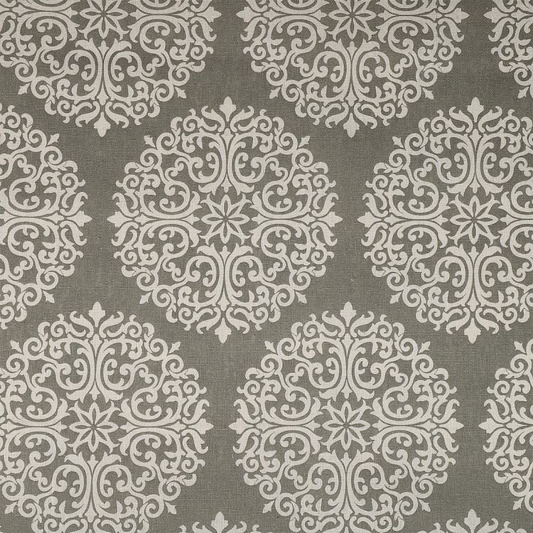 Ткань льняная, 1 м x 150 см, 140 г/м², цвет: молочный, орнамент, TBY — картинка 4