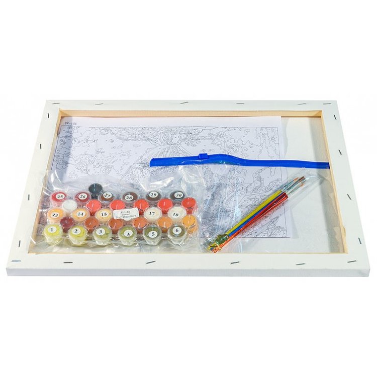 Картина по номерам «Элегантный букет» — картинка 3