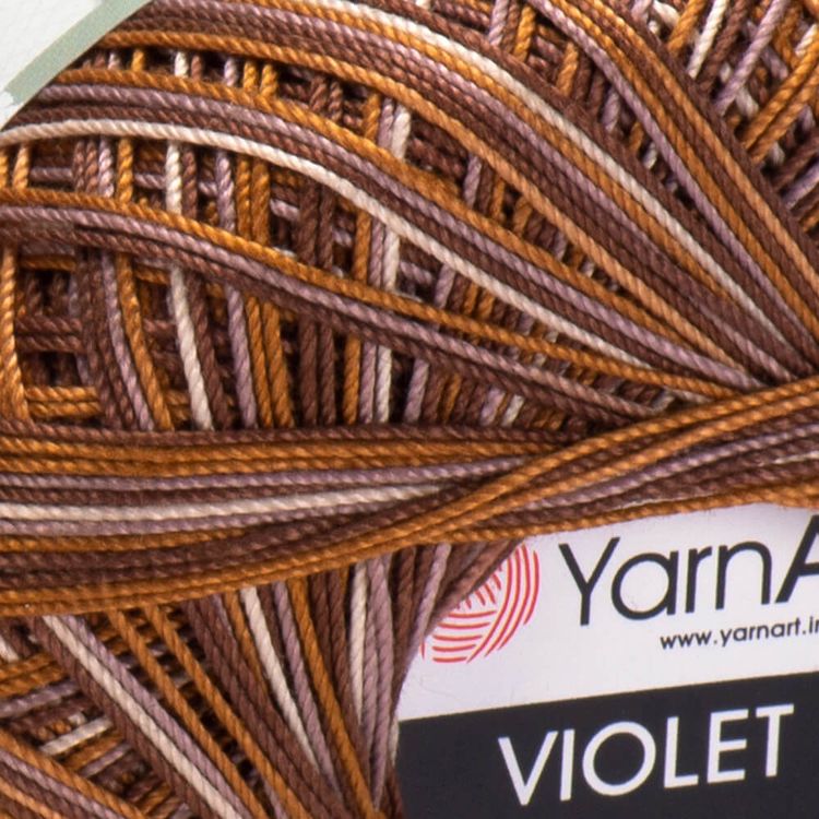 Пряжа YarnArt Violet Melange (506), мультиколор, 5 шт. по 50 г — картинка 2