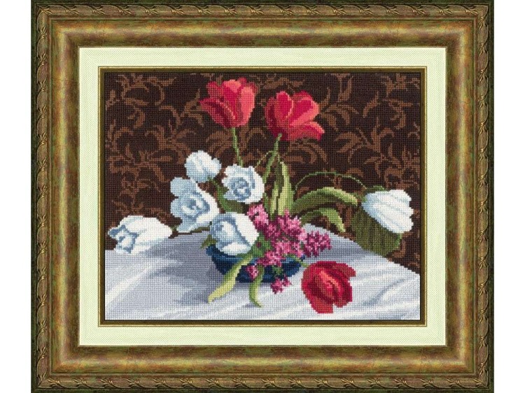 Набор для вышивания «Белые тюльпаны» — картинка 2