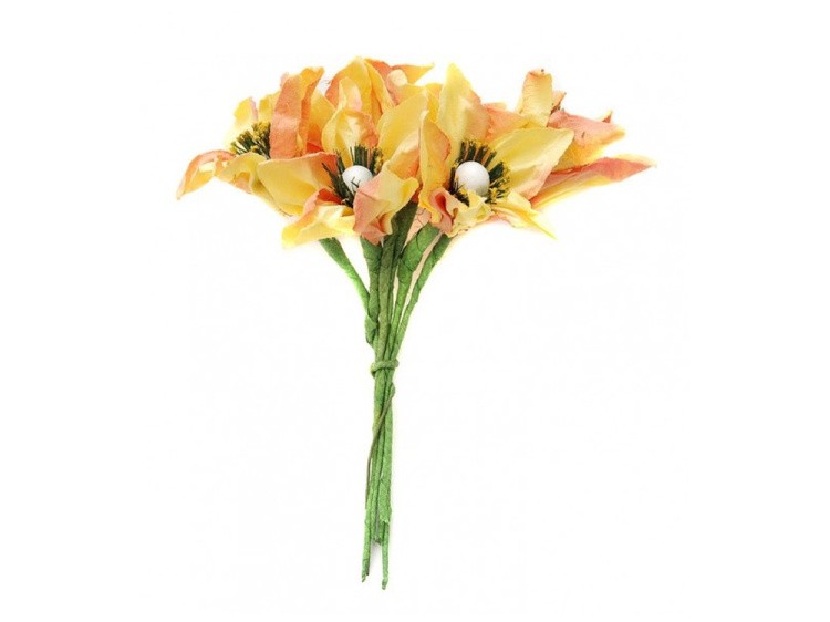 Набор цветов «Лилия желто-оранжевая»