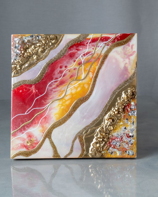 Краситель для эпоксидной смолы желтый, 20 г, ALX Studio — картинка 3