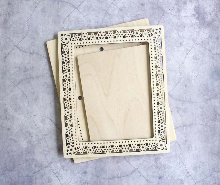 Рамка «Цветы», средняя, 14x18 см — картинка 2