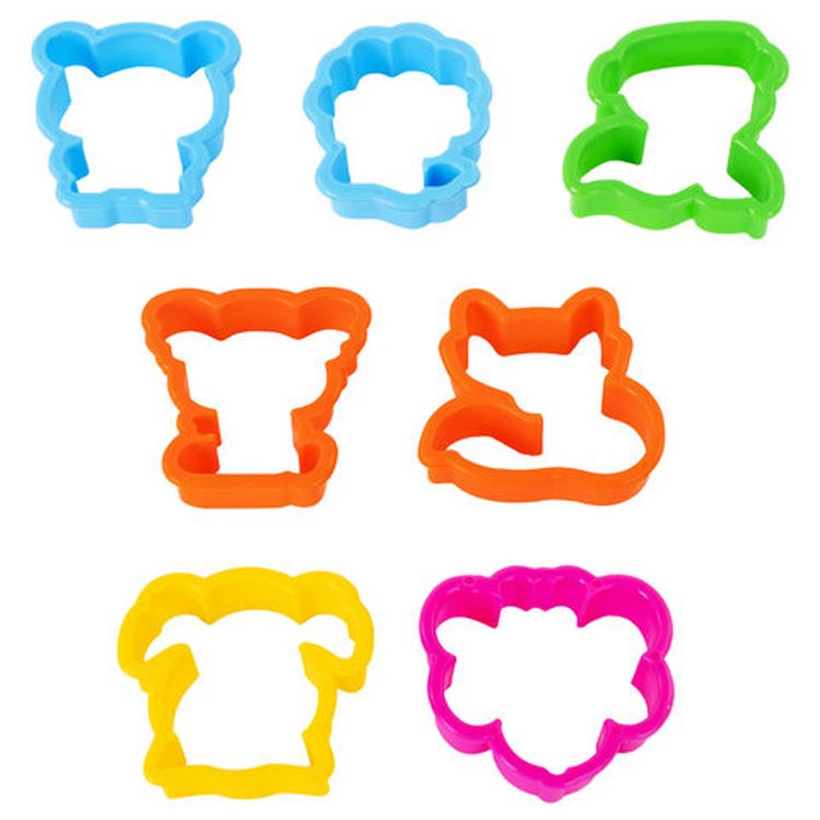 Пластилин в боксе Юнландия «Юнландик в зоопарке», 12 цветов, 130 г, скалка, стек, 7 формочек — картинка 6