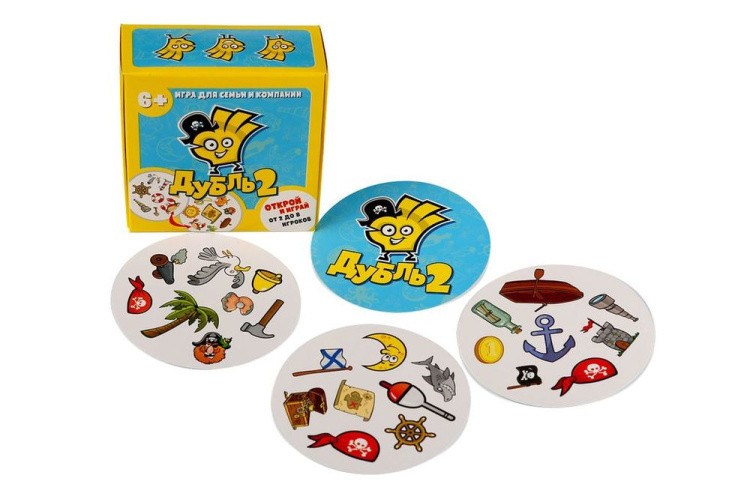 Настольная игра: Дубль 2 (синий) — картинка 2