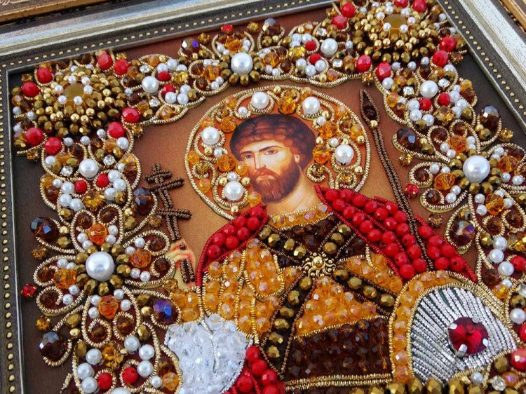 Набор для вышивания хрустальными камнями «Святой Виктор» — картинка 4