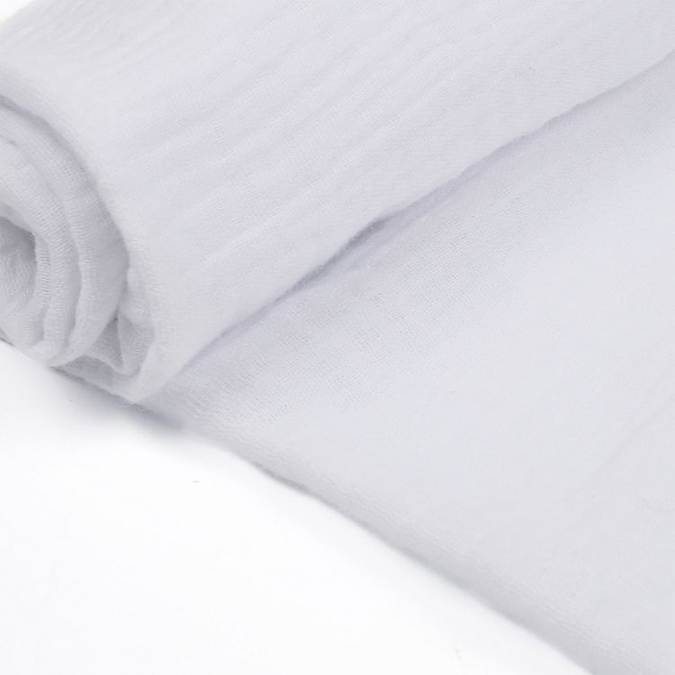 Ткань Муслин, 1 м х 130 см, 125 г/м², цвет: белый, TBY — картинка 4