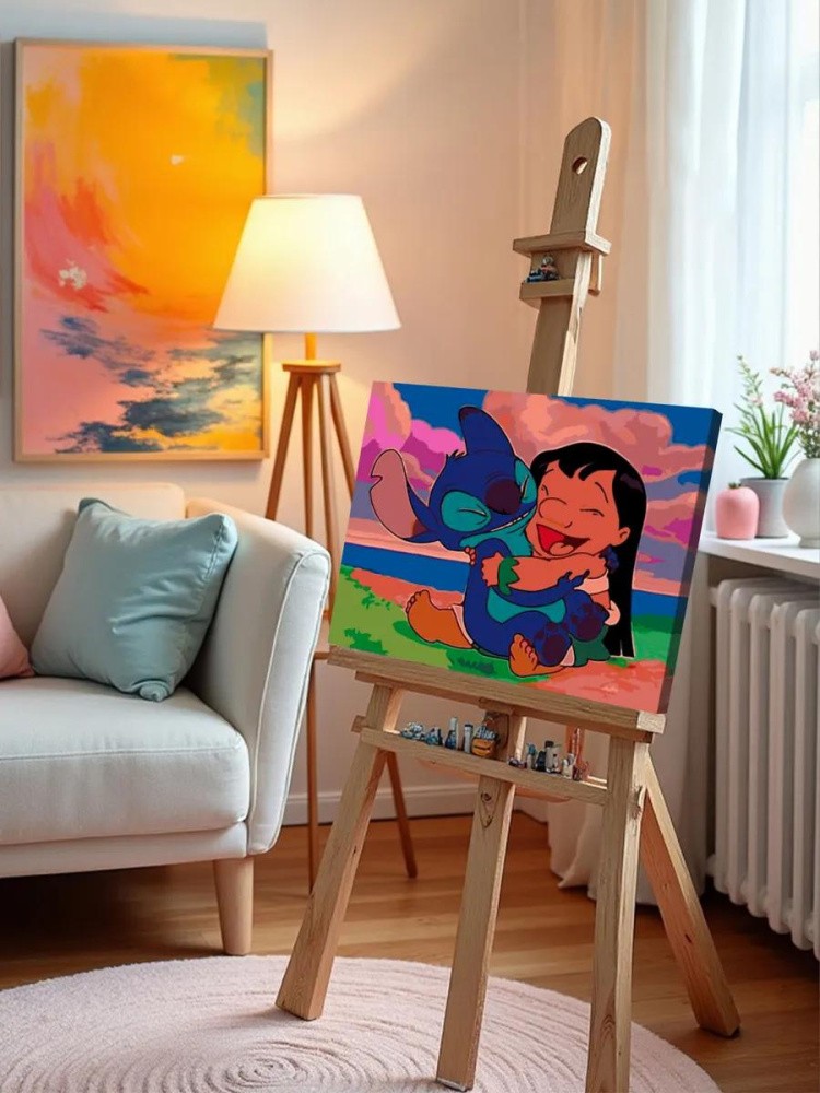 Картина по номерам «Лило и Стич» — картинка 10