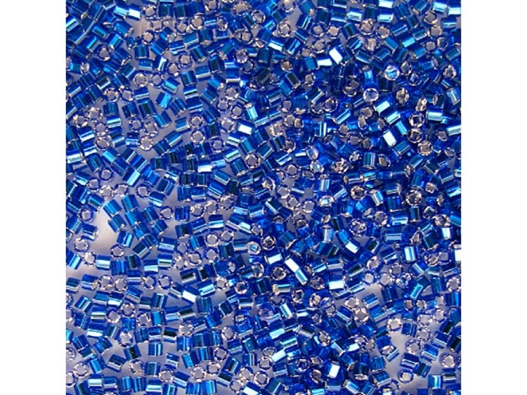 Бисер Чехия BUGLES 351-22001 1,6 мм 0,5&quot;, 50 г, цвет: 37080 темно-голубой