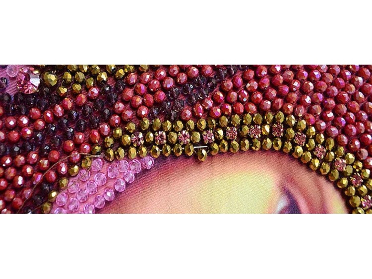 Набор вышивки хрустальными камнями «Богородица Касперовская» — картинка 4