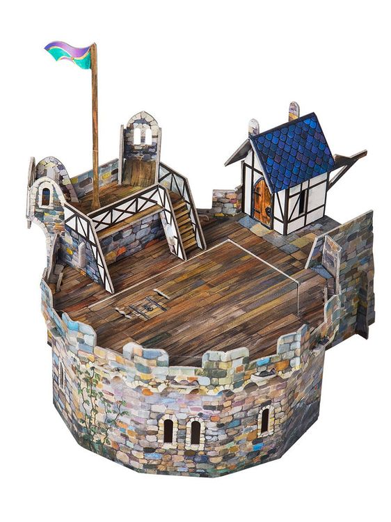 Сборная модель из картона «Круглая башня» — картинка 2