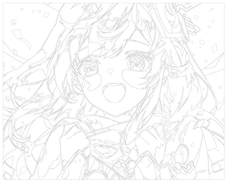 Картина по номерам «Genshin Impact Геншин Импакт: Эмбер 2» — картинка 3